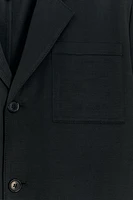 LINEN BLEND STRAIGHT COAT 50TH ANNIVERSARY