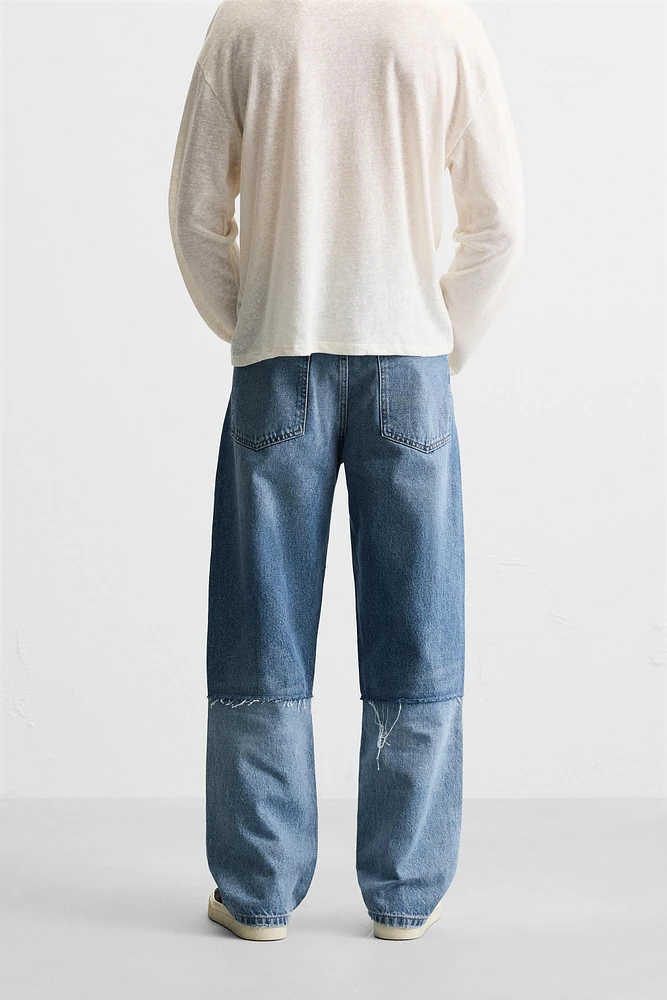 JEAN RELAXED FIT PATCHWORK