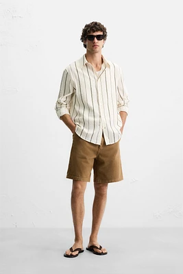 CHEMISE JACQUARD À RAYURES
