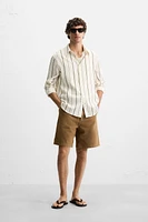 CHEMISE JACQUARD À RAYURES