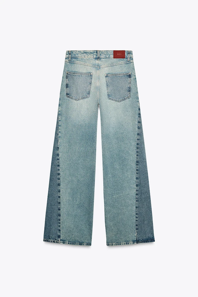JEAN Z1975 WIDE LEG TAILLE NORMALE COUTURES LATÉRALES