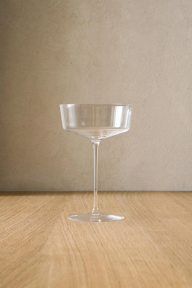 COUPE À CAVA VERRE SOUFFLÉ CRISTALLIN