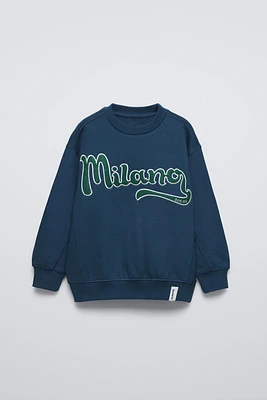 “MILANO” TEXT SWEATSHIRT