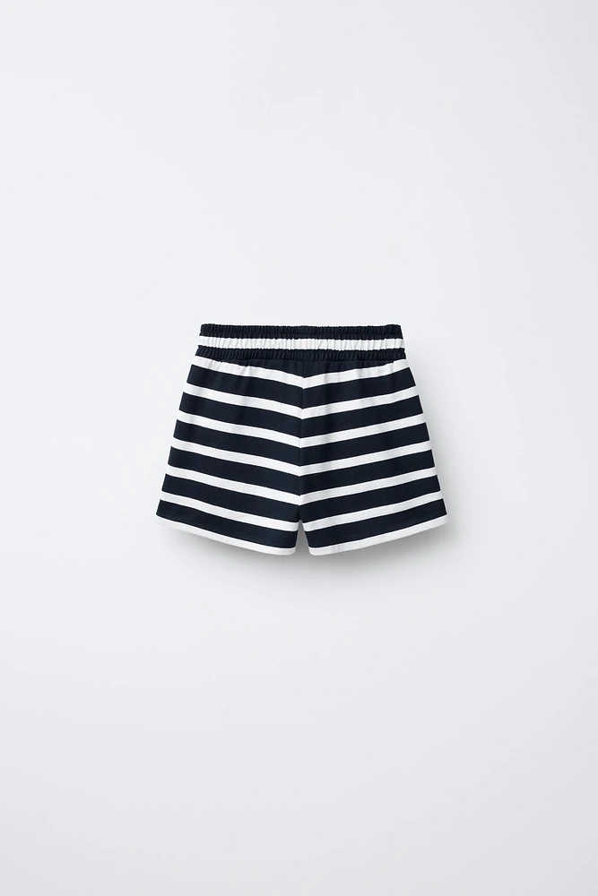 ENSEMBLE T-SHIRT RIB ET BERMUDA HEAVY