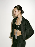 Short suede leather jacket - Limited Edition
