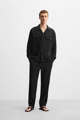 PANTALON LIN ET COTON