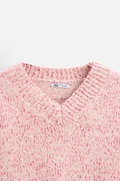 UNEVEN JACQUARD SWEATER