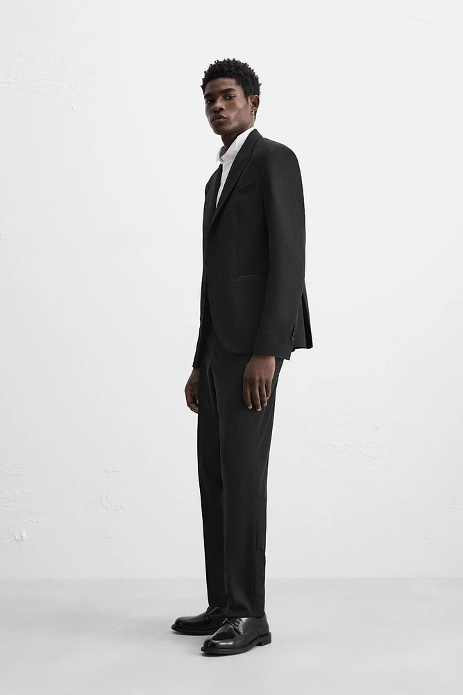 BLAZER COSTUME SMOKING AVEC LAINE