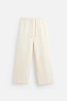 STRUCTURED RELAXED FIT PANTS