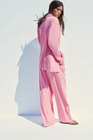 PLEATED SUIT PANTS