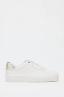CONTRAST SNEAKERS