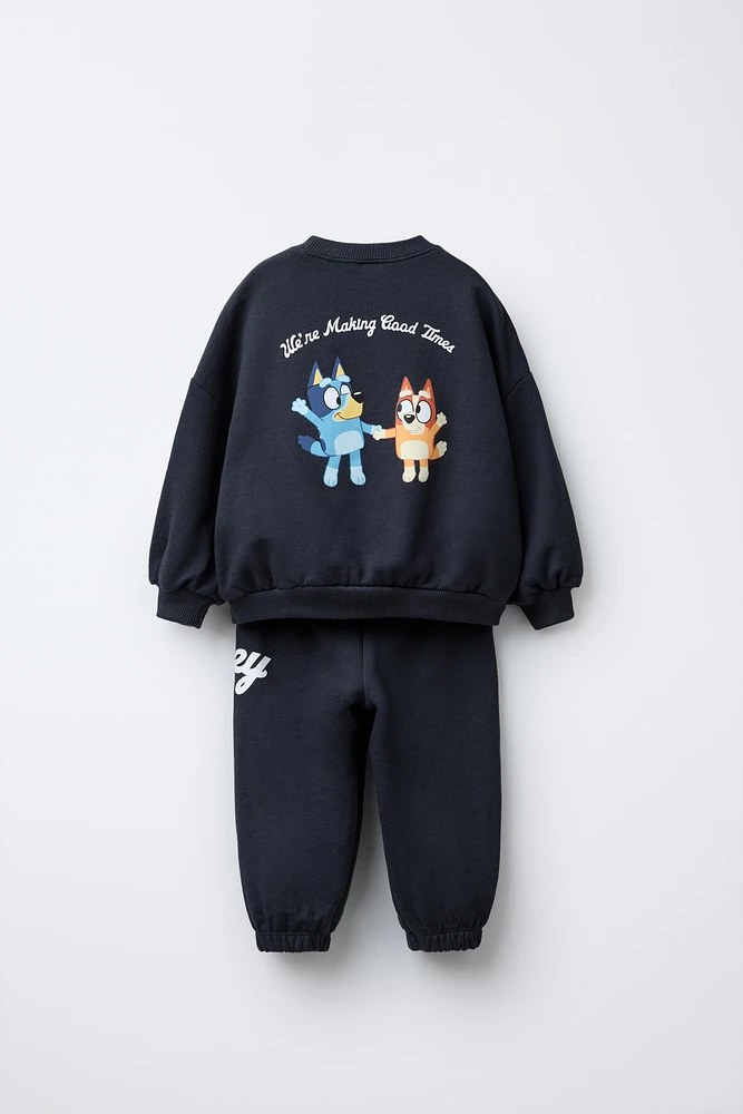 BLUEY © LUDO STUDIO PRINT SWEATSHIRT AND JOGGER SET