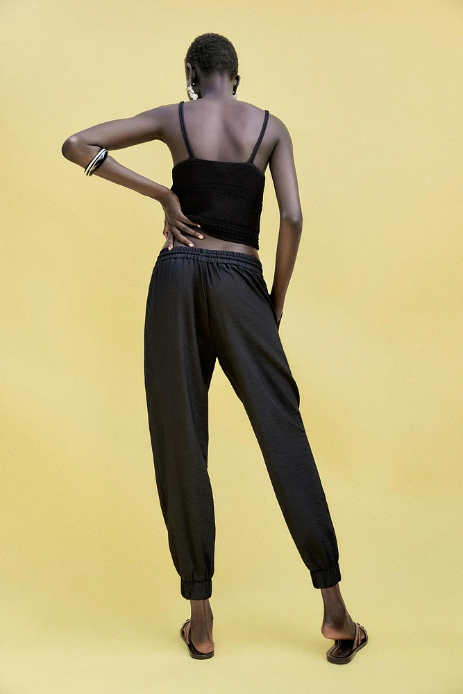 FLOWY JOGGER PANTS