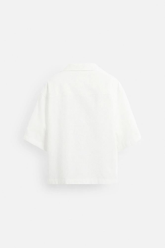 CHEMISE TEXTURÉE BOUCLÉ