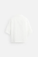 BOUCLÉ TEXTURE SHIRT