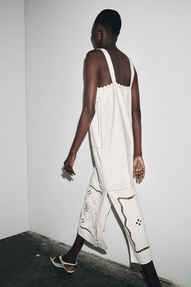 ZW COLLECTION EMBROIDERED STITCH DRESS