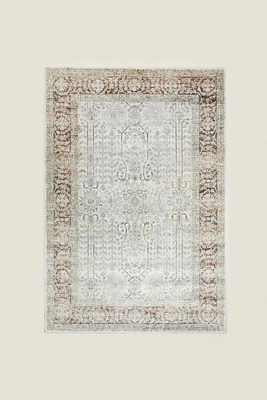 RECTANGULAR VINTAGE-EFFECT RUG