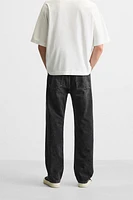 RIPPED REGULAR STRAIGHT FIT JEANS