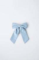 CHOUCHOU PASSANT LACET EN DENIM