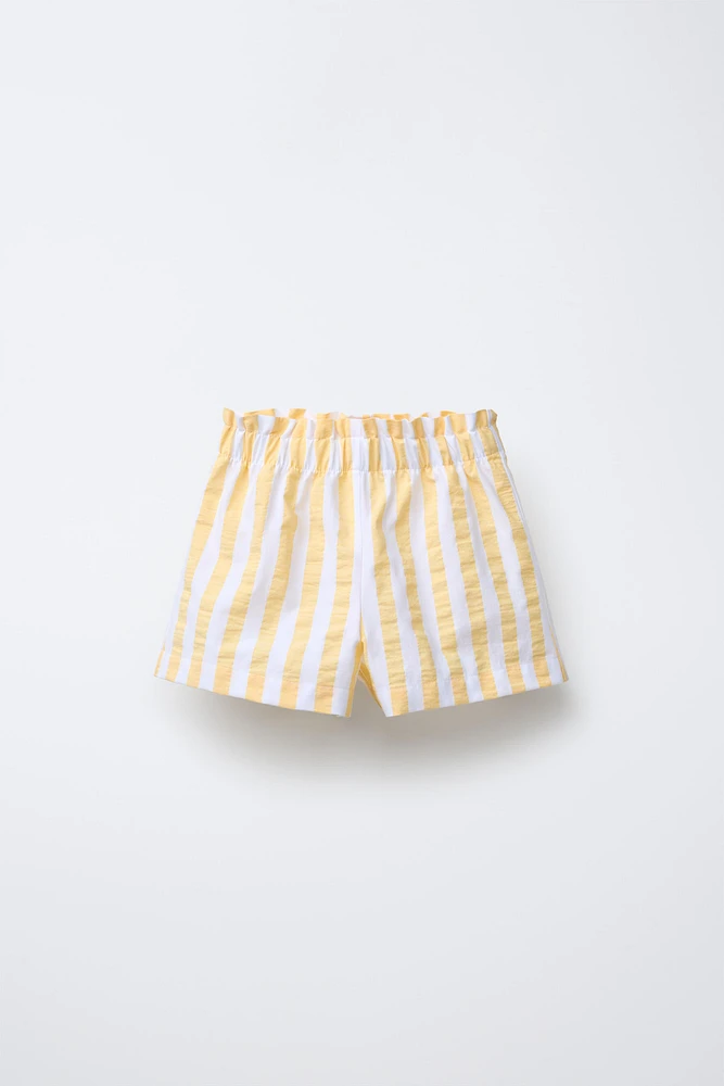 BERMUDA RAYURES ONDULINE CASA LAWA © X ZARA KIDS