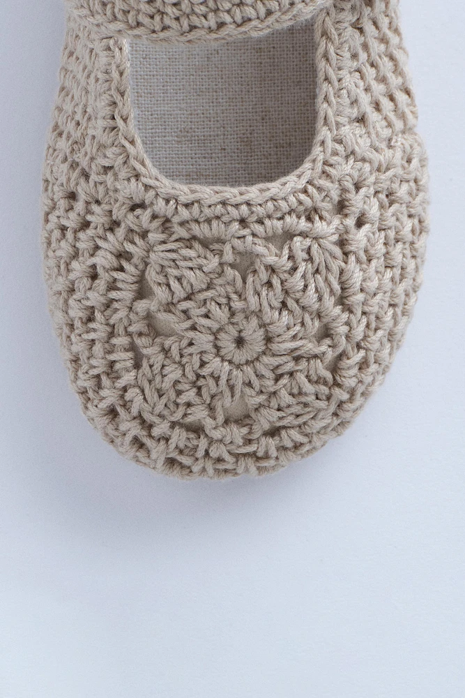 TIMELESZ - CROCHET BALLET FLATS