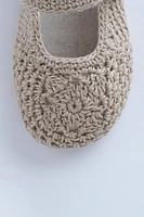 TIMELESZ - CROCHET BALLET FLATS
