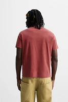 T-SHIRT DÉLAVÉ RELIEF