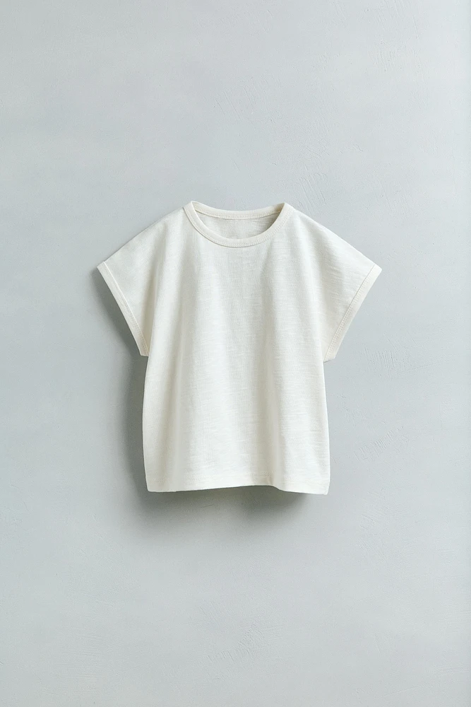 SLUB PLAIN T-SHIRT