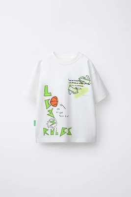 T-SHIRT IMPRIMÉ GRAFFITI