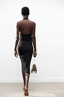MIDI HALTER DRESS
