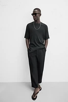 JACQUARD KNIT T-SHIRT