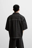 DENIM SHIRT WITH POCKETS
