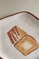 SIDE PLATE WITH TOAST MOTIF