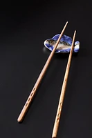 SET OF CERAMIC FISH CHOPSTICK STANDS (SET OF 2)