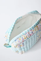 TROUSSE DE TOILETTE MATELASSÉE PATCHWORK