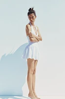 ROBE BIMATIÈRE À ENCOLURE AMÉRICAINE