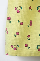 ROBE TEXTURÉE IMPRIMÉE