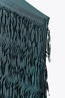 FRINGE MIDI DRESS