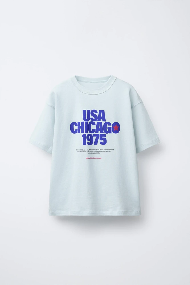 TEXT PRINT T-SHIRT