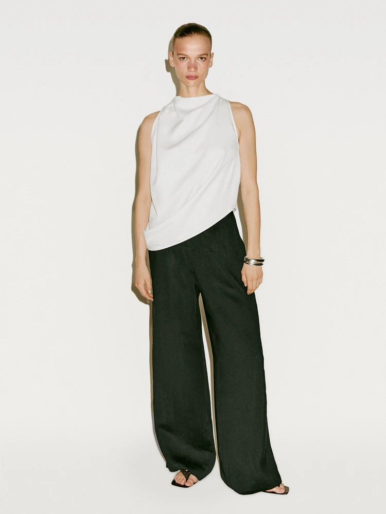 Top fluide drapé asymétrique - Limited Edition