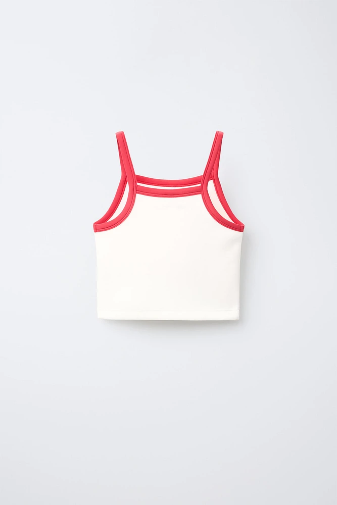 T-SHIRT AVEC MODAL ET INSCRIPTION IMPRIMÉE