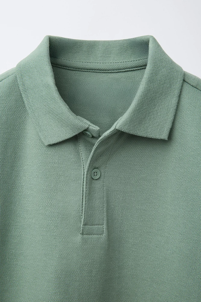 BASIC PLAIN POLO SHIRT