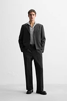 BOUTONNÉ TEXTURED SUIT JACKET