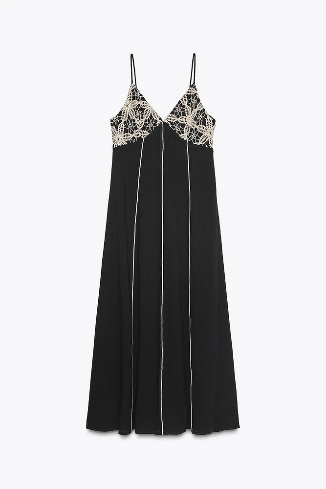 ROBE MIDI BRODÉE
