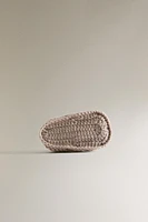 CHUNKY KNIT BALLET FLATS
