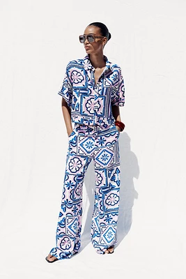PANTALON PALAZZO IMPRIMÉ