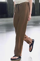100% LINEN PANTS ZW COLLECTION