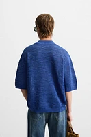 POLO EN MAILLE AJOURÉE