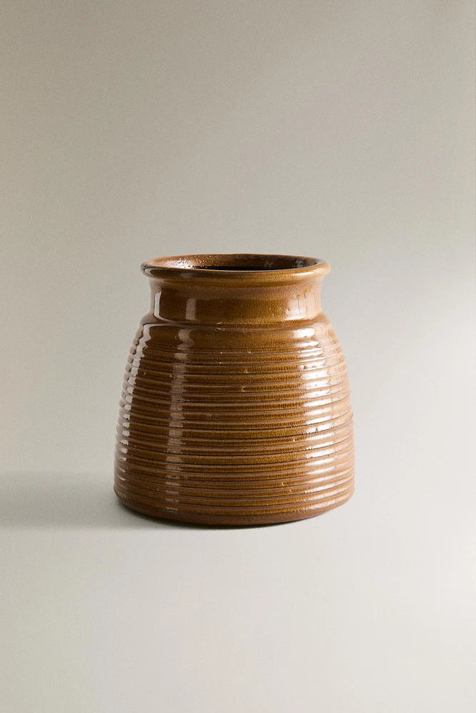 STRIPED VASE
