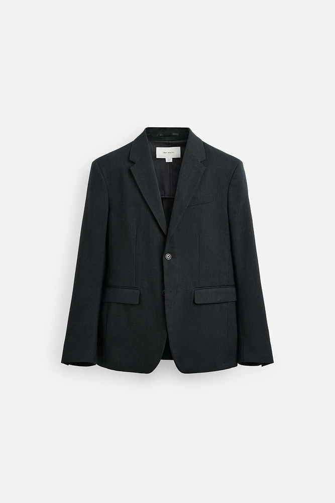 BLAZER DE COSTUME AVEC CHANVRE - LAINE